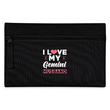 Ich Liebe meinen Zwillinge Ehemann - Federtasche - Schwarz - Vorne