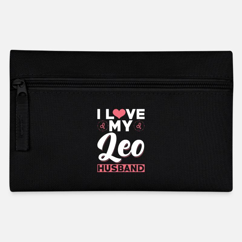 Ich Liebe meinen Löwe Ehemann - Federtasche - Schwarz
