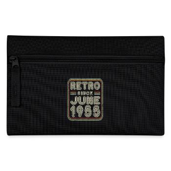 Birthday June 1955 Retro Gift - Pencil Case - black - Front
