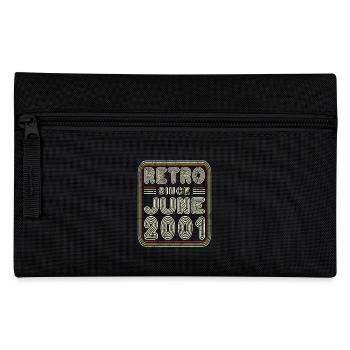Geburtstag Juni 2001 Retro Geschenk - Federtasche - Schwarz - Vorne