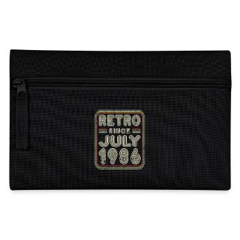 Birthday July 1986 Retro Gift - Pencil Case - black - Front