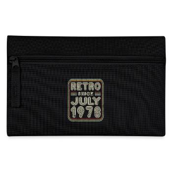 Birthday July 1978 Retro Gift - Pencil Case - black - Front