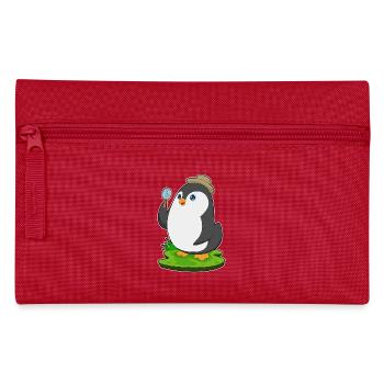 Pingouin Détective Magnifier - Trousse - rouge - Devant