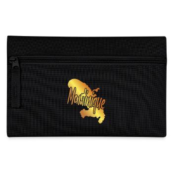 schöne Idee von Original Geschenk aus Martinique - Federtasche - Schwarz - Vorne