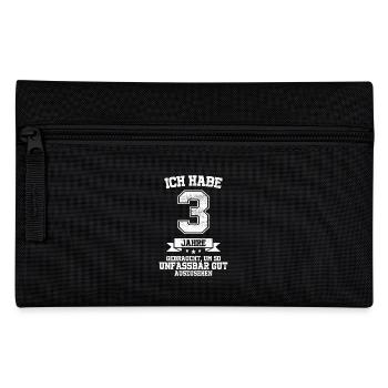 3. Geburtstag Geschenk Habe 3 Jahre Gebraucht - Federtasche - Schwarz - Vorne