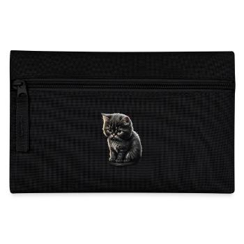 Cat Cats Cat lover cute kitten - Pencil Case - black - Front