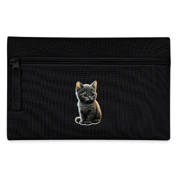 Cat Cats Cat lover cute kitten - Pencil Case - black - Front