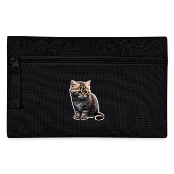 Cat Cats Cat lover cute kitten - Pencil Case - black - Front