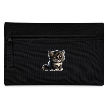 Cat Cats Cat lover cute kitten - Pencil Case - black - Front