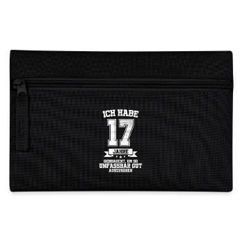 17. Geburtstag Geschenk Habe 17 Jahre Gebraucht - Federtasche - Schwarz - Vorne
