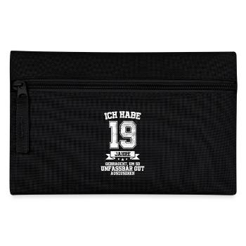 19. Geburtstag Geschenk Habe 19 Jahre Gebraucht - Federtasche - Schwarz - Vorne