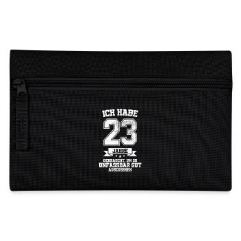 23. Geburtstag Geschenk Habe 23 Jahre Gebraucht - Federtasche - Schwarz - Vorne