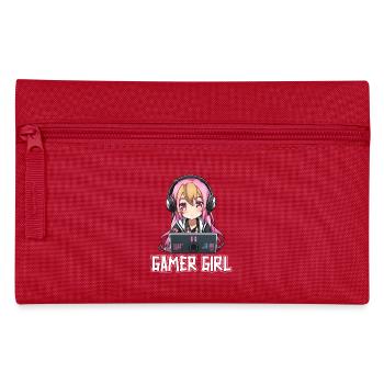 Gaming Console PC Gamer Girl Gamer Girl - Pencil Case - red - Front