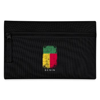 Souvenir avec le drapeau du pays du Bénin - Trousse - noir - Devant