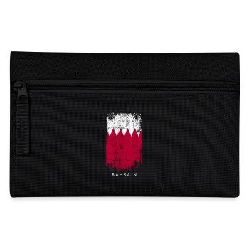 Souvenir with the country flag of Bahrain - Pencil Case - black - Front