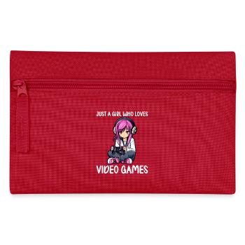 Gaming Console PC Gamer Girl Gamer Girl - Pencil Case - red - Front
