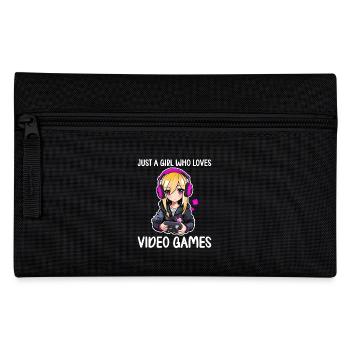 Gaming Console PC Gamer Girl Gamer Girl - Pencil Case - black - Front