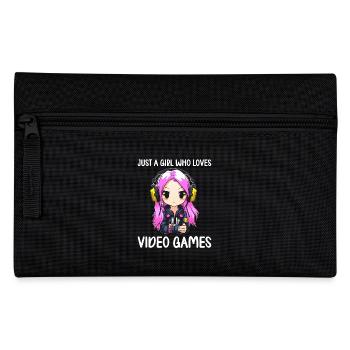Gaming Console PC Gamer Girl Gamer Girl - Pencil Case - black - Front