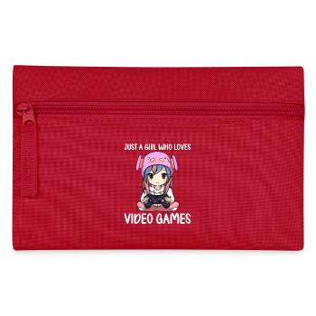 Gaming Console PC Gamer Girl Gamer Girl - Pencil Case - red - Front