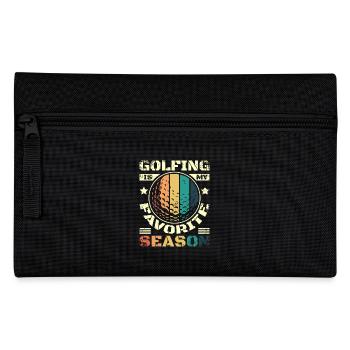 Le golf est ma saison préférée - Trousse - noir - Devant