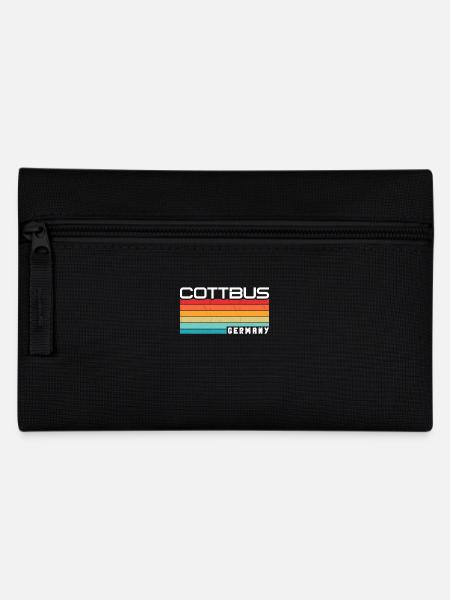 Cottbus Cottbuserin Cottbuser Stadt Cottbus - Federtasche - Schwarz