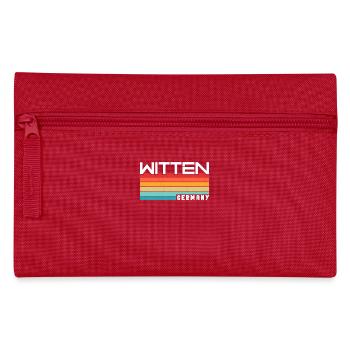 Witten Wittenerin Wittener Stadt Witten - Pencil Case - red - Front