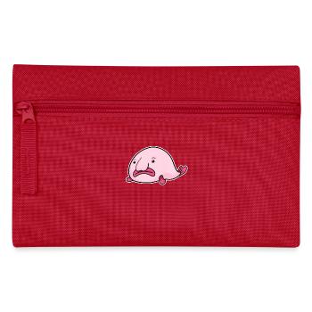 Blob Fish Fish Motif Funny - Pencil Case - red - Front