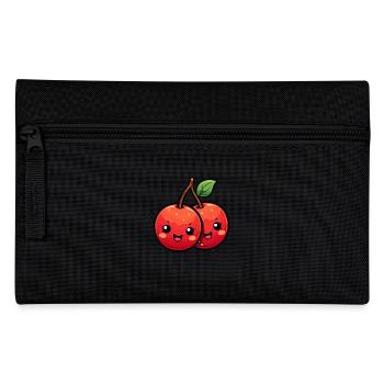 Kawaii cerise - Trousse - noir - Devant