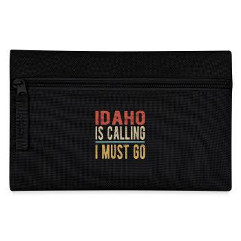 Idaho Ruft Ich Muss Gehen - Federtasche - Schwarz - Vorne