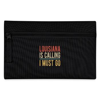 Louisiana Ruft Ich Muss Gehen - Federtasche - Schwarz - Vorne
