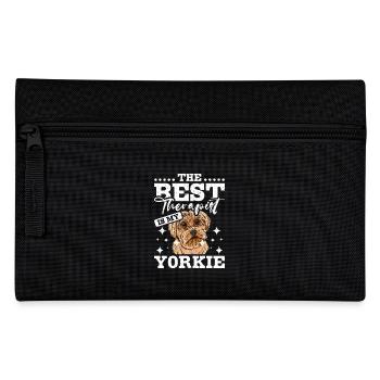 The best therapist is my Yorkie - Pencil Case - black - Front