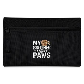 Mon frère a des pattes yorkie - Trousse - noir - Devant