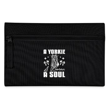 Un yorkie une femme une âme - Trousse - noir - Devant
