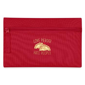 Pierogi dumplings - Pencil Case - red - Front