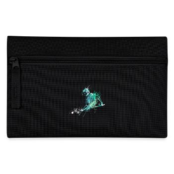 Cool splash pool billiards player - Pencil Case - black - Front