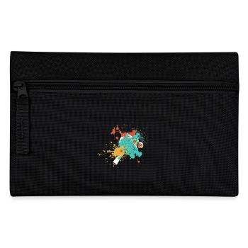 Splash Art Joueur de tennis de table - Trousse - noir - Devant