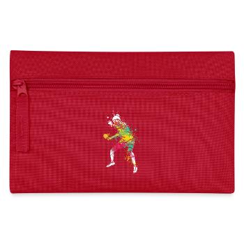 Splash Art Joueur de tennis de table - Trousse - rouge - Devant