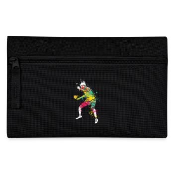 Splash Art Joueur de tennis de table - Trousse - noir - Devant