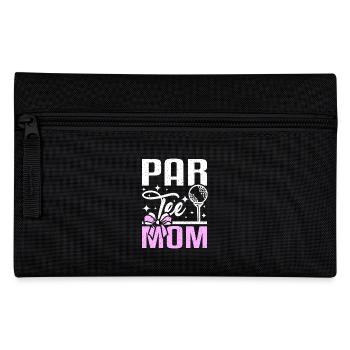 Design de maman par tee pour mère golfeuse - Trousse - noir - Devant