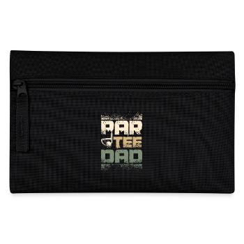 Par tee dad design for golfing father - Pencil Case - black - Front