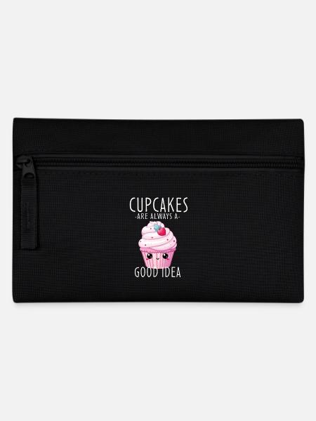 Cupcake Kawaii - Federtasche - Schwarz