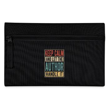 Author Retro Gift - Pencil Case - black - Front