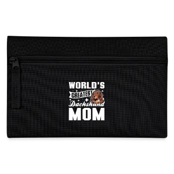 World's greatest dachshund mom - Pencil Case - black - Front
