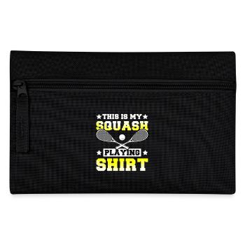 This is my squash playing - Pencil Case - black - Front