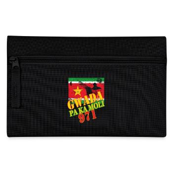 GWADA PA KA MOLI DRAPEAU 971 GUADELOUPE CREOLE - Trousse - noir - Devant