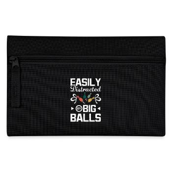 Easily distracted by big balls bowling - Federtasche - Schwarz - Vorne