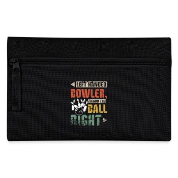 gaucher lance la balle à droite - Trousse - noir - Devant