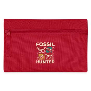 Dinosaur Fossil Hunter Digger for Paleontologist - Pencil Case - red - Front