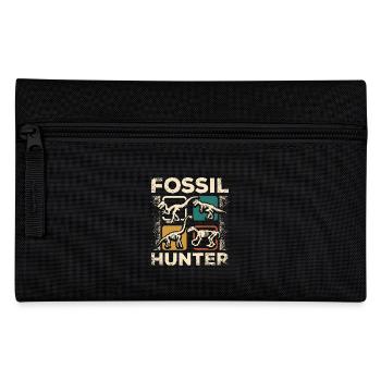 Dinosaur Fossil Hunter Digger for Paleontologist - Pencil Case - black - Front