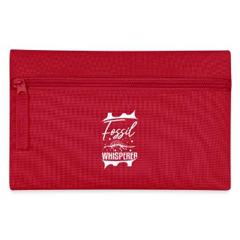 Dinosaur Fossil whisperer Digger Paleontologist - Pencil Case - red - Front